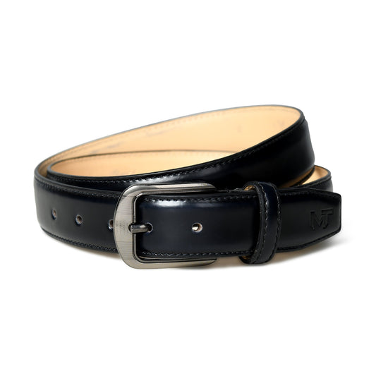 Eclipse Black Leather Belt - Tampa Home & Garden Store