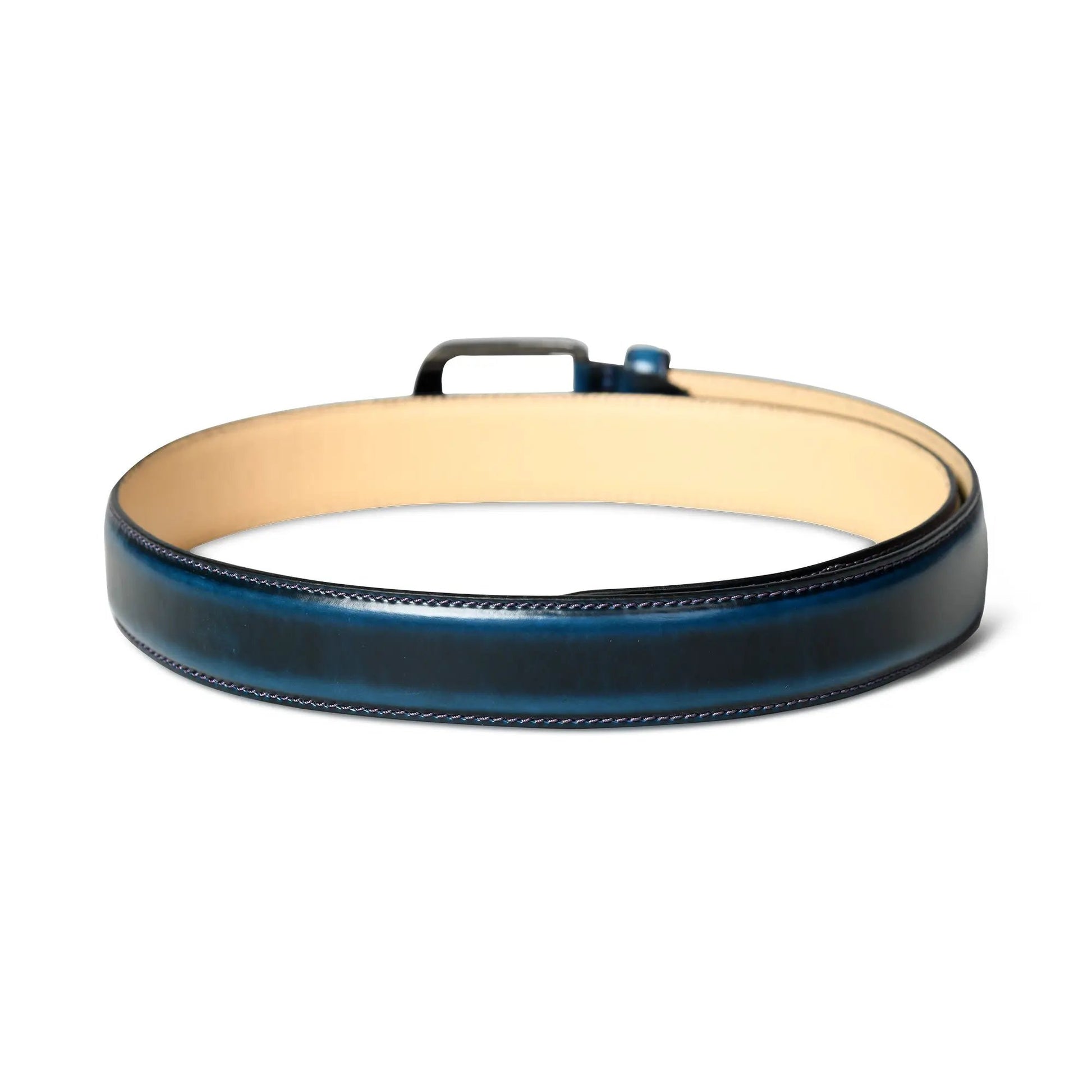 Eclipse Blue Leather Belt - Tampa Home & Garden Store