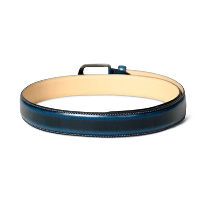 Eclipse Blue Leather Belt - Tampa Home & Garden Store
