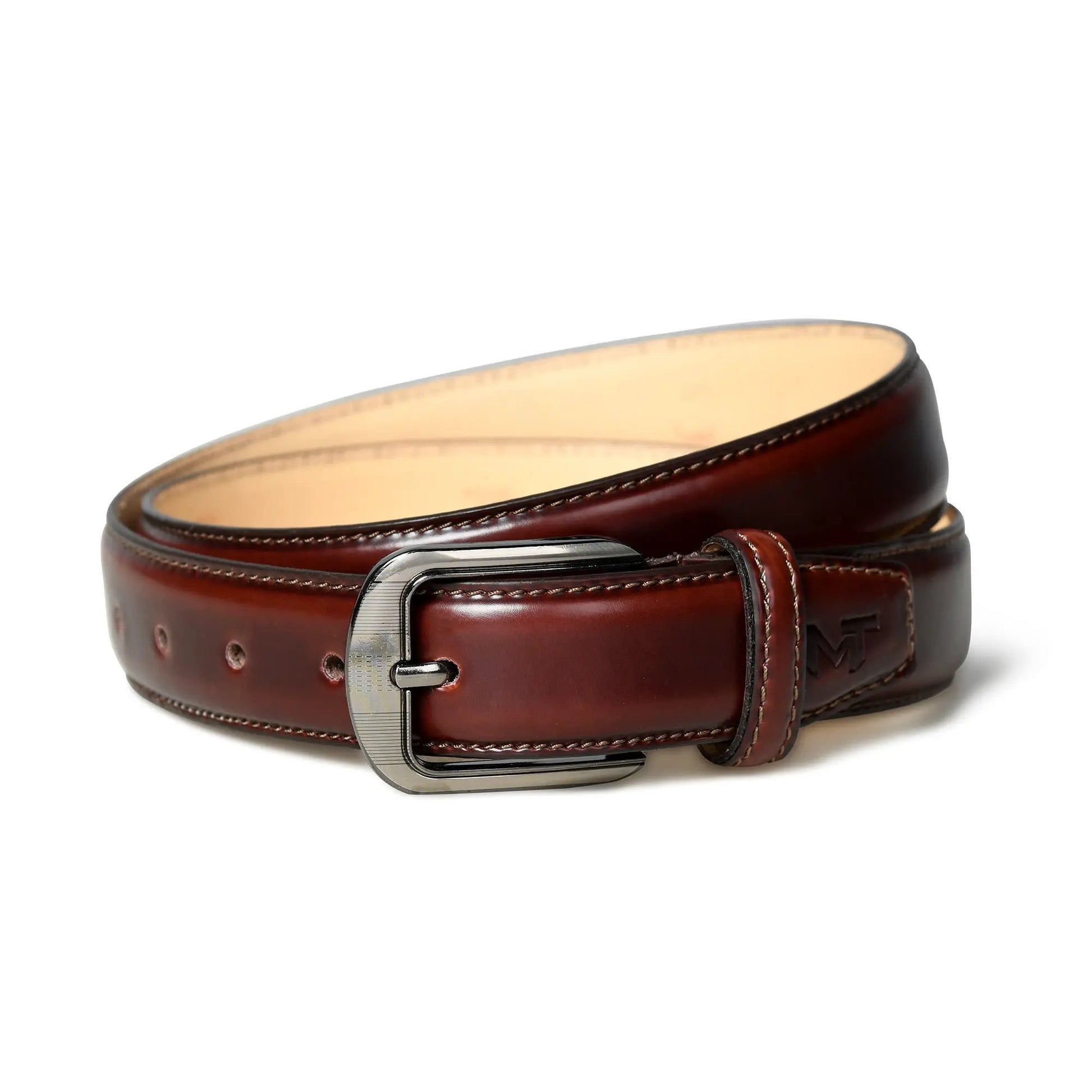 Eclipse Brown Leather Belt - Tampa Home & Garden Store