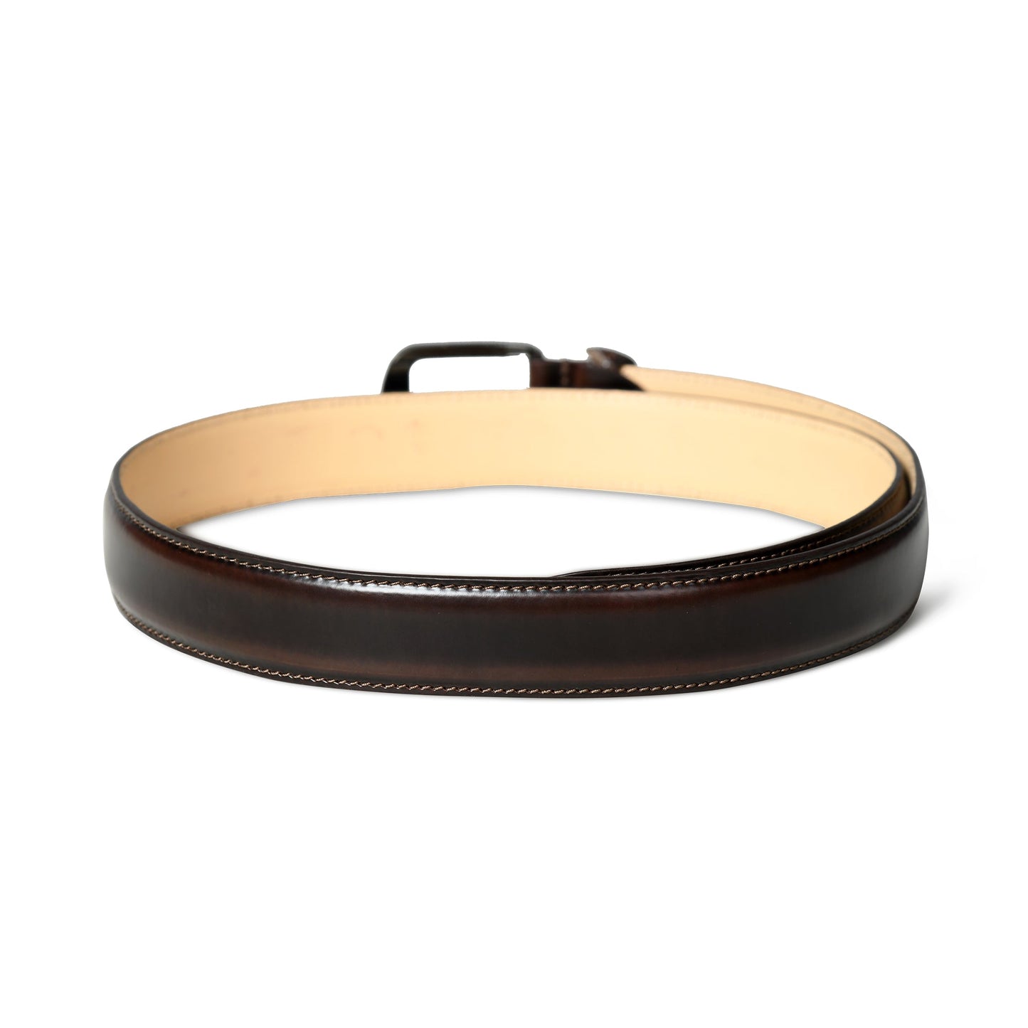 Eclipse Dark Brown Leather Belt - Tampa Home & Garden Store