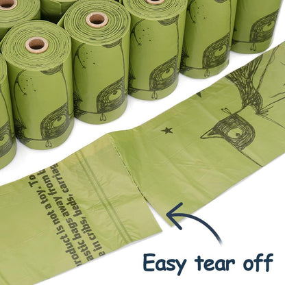 Eco-Friendly Biodegradable Dog Poop Bags – Extra Thick, Leak-Proof & Scented or Unscented Options - Tampa Home & Garden Store