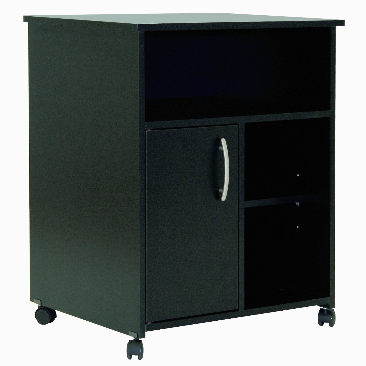 Eco-Friendly Black Printer Stand Cart - Tampa Home & Garden Store