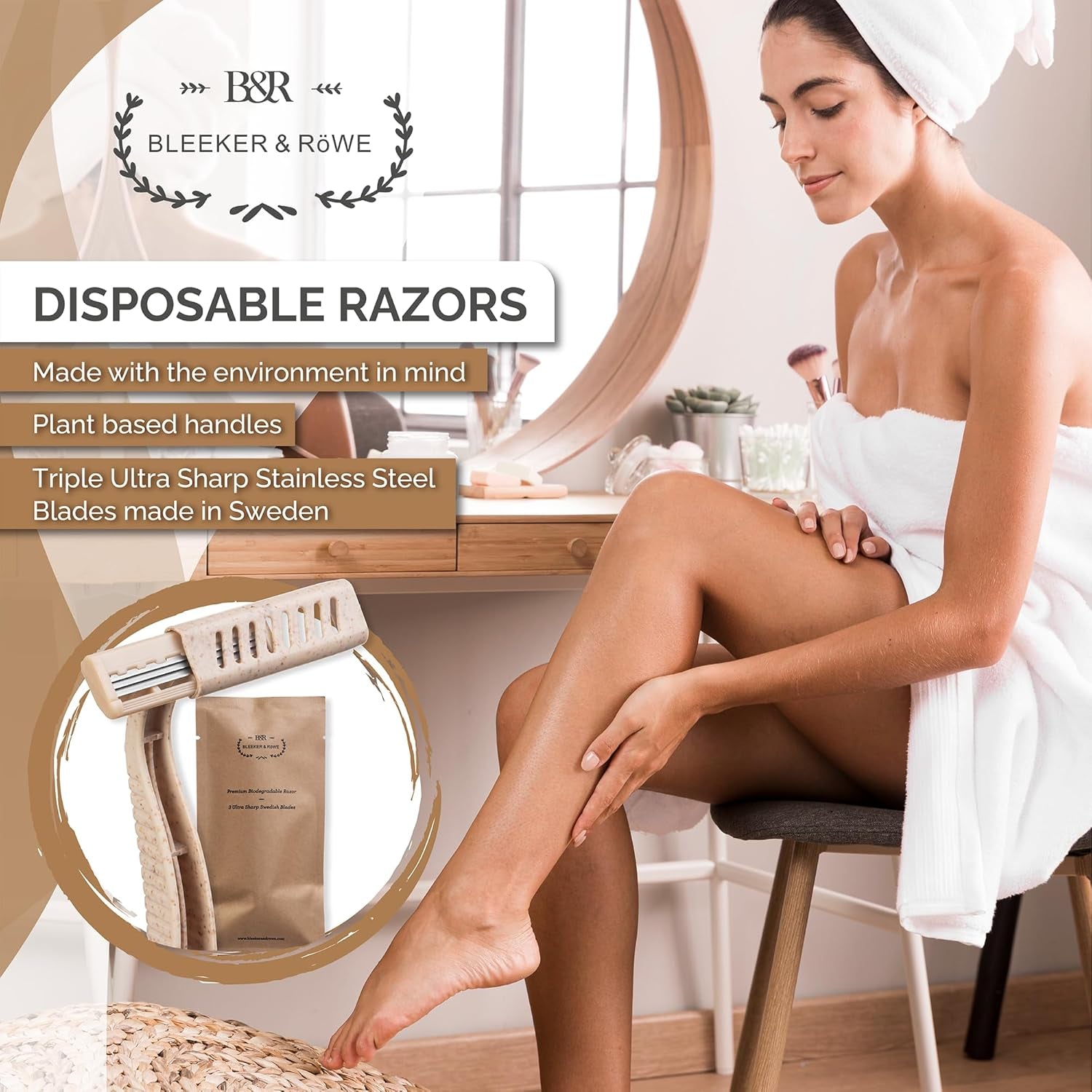 Eco-Friendly Disposable Razor – Sustainable Shaving Made Simple - Tampa Home & Garden Store