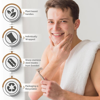 Eco-Friendly Disposable Razor – Sustainable Shaving Made Simple - Tampa Home & Garden Store