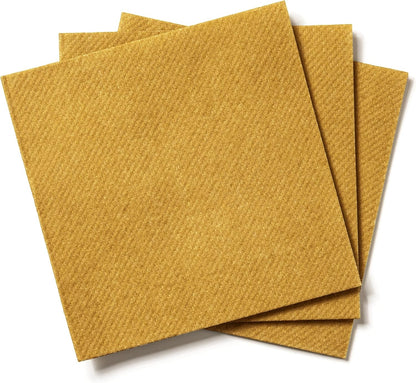 Eco-Friendly Linen-Feel Cocktail Napkins – Premium Disposable Beverage Napkins, Reusable & Biodegradable (4.75"x4.75" Folded, 50-Pack) - Tampa Home & Garden Store