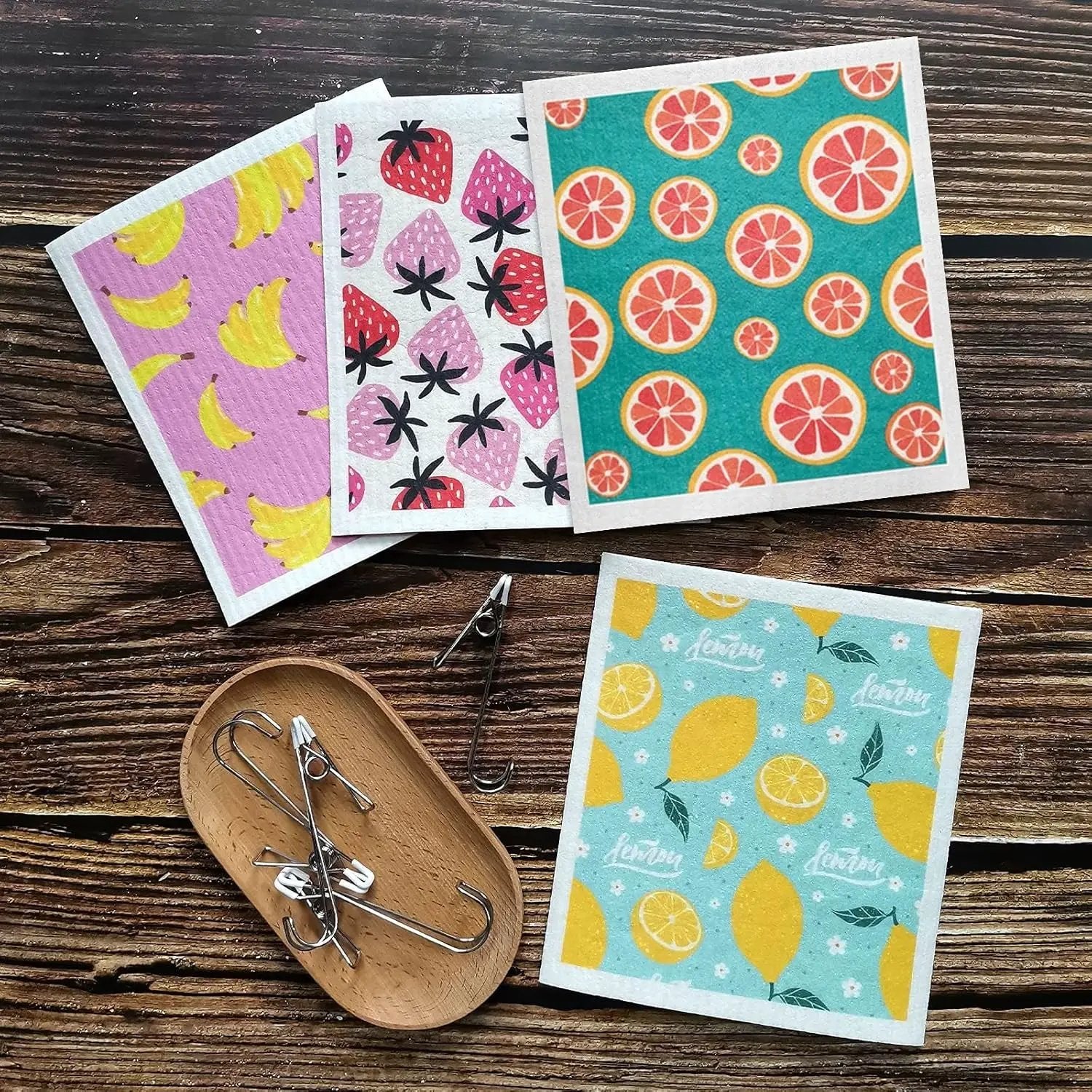 🌿 Eco-Friendly Swedish Dishcloths – 100% Compostable Wood Pulp & Cotton - Tampa Home & Garden Store