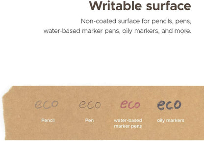 Eco Kraft Paper Packing Tape – 2" x 43 Yards Brown Writable Masking Tape – Heavy Duty, Recyclable, Tearable by Hand – Strong Adhesive for Shipping, Moving, Crafting & Storage - Tampa Home & Garden Store