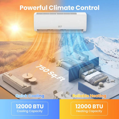 EcoGuard Series 12000 BTU Inverter AC With Wifi