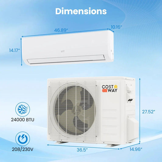 EcoGuard Series 24000 BTU 208V split air conditioner indoor/outdoor unit DirectDeals on Tampa Home & Garden Store