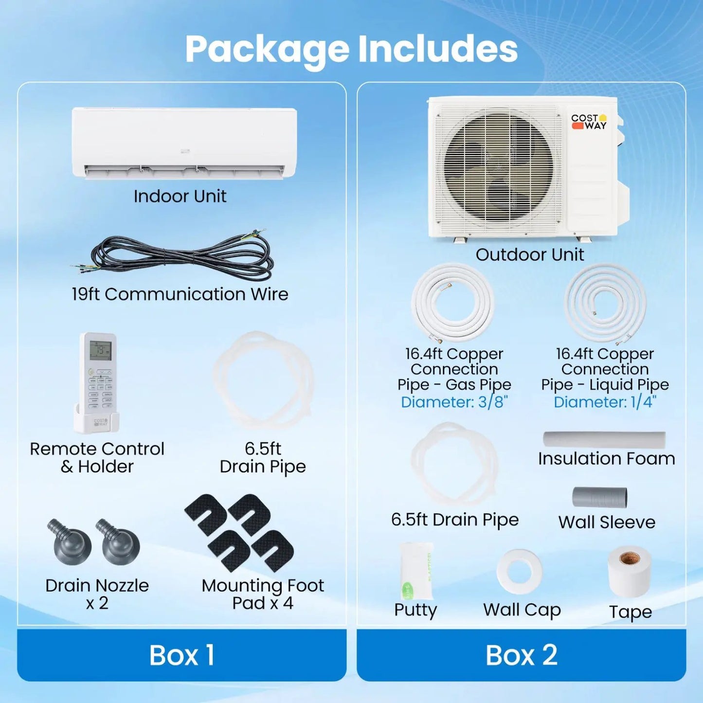 EcoGuard Series 9000 BTU 20 SEER2 208 AC Unit