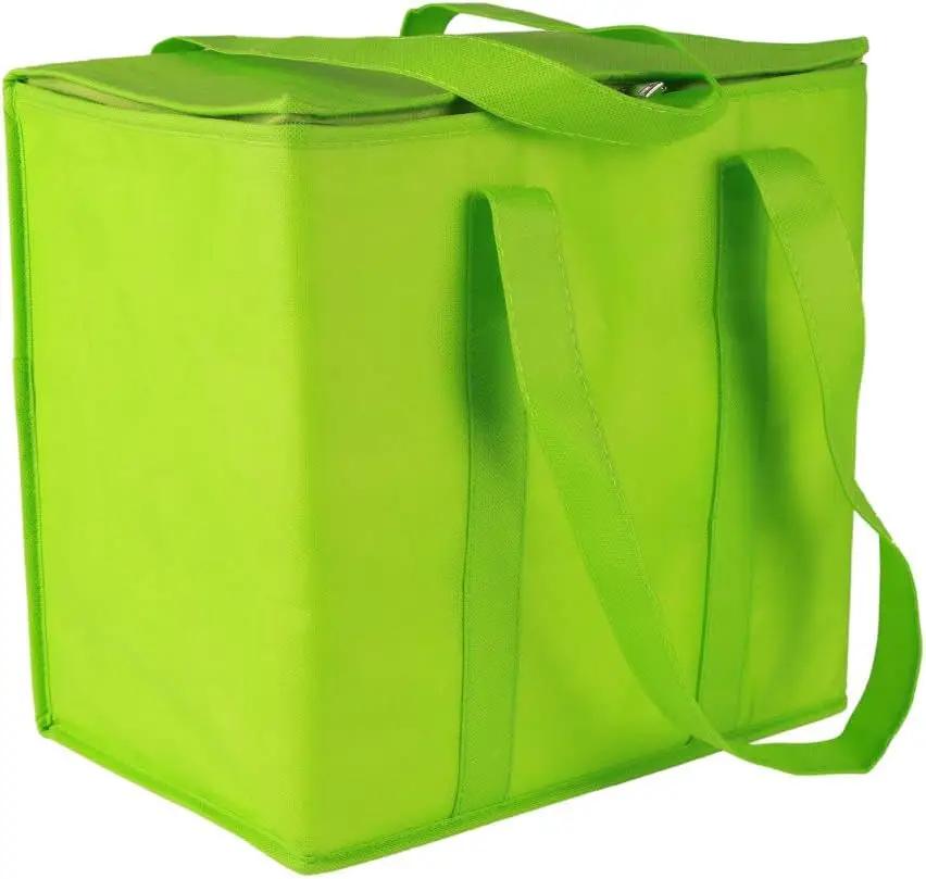 ♻️ EcoInsulate™ Heavy-Duty Reusable Insulated Grocery Bags – 2-Pack, Large Capacity, Thermal Cooler Totes with Zipper & Reinforced Bottom – For Groceries, Picnics, Camping & More - Tampa Home & Garden Store