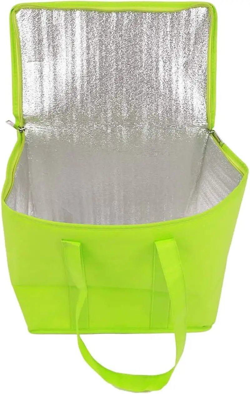 ♻️ EcoInsulate™ Heavy-Duty Reusable Insulated Grocery Bags – 2-Pack, Large Capacity, Thermal Cooler Totes with Zipper & Reinforced Bottom – For Groceries, Picnics, Camping & More - Tampa Home & Garden Store
