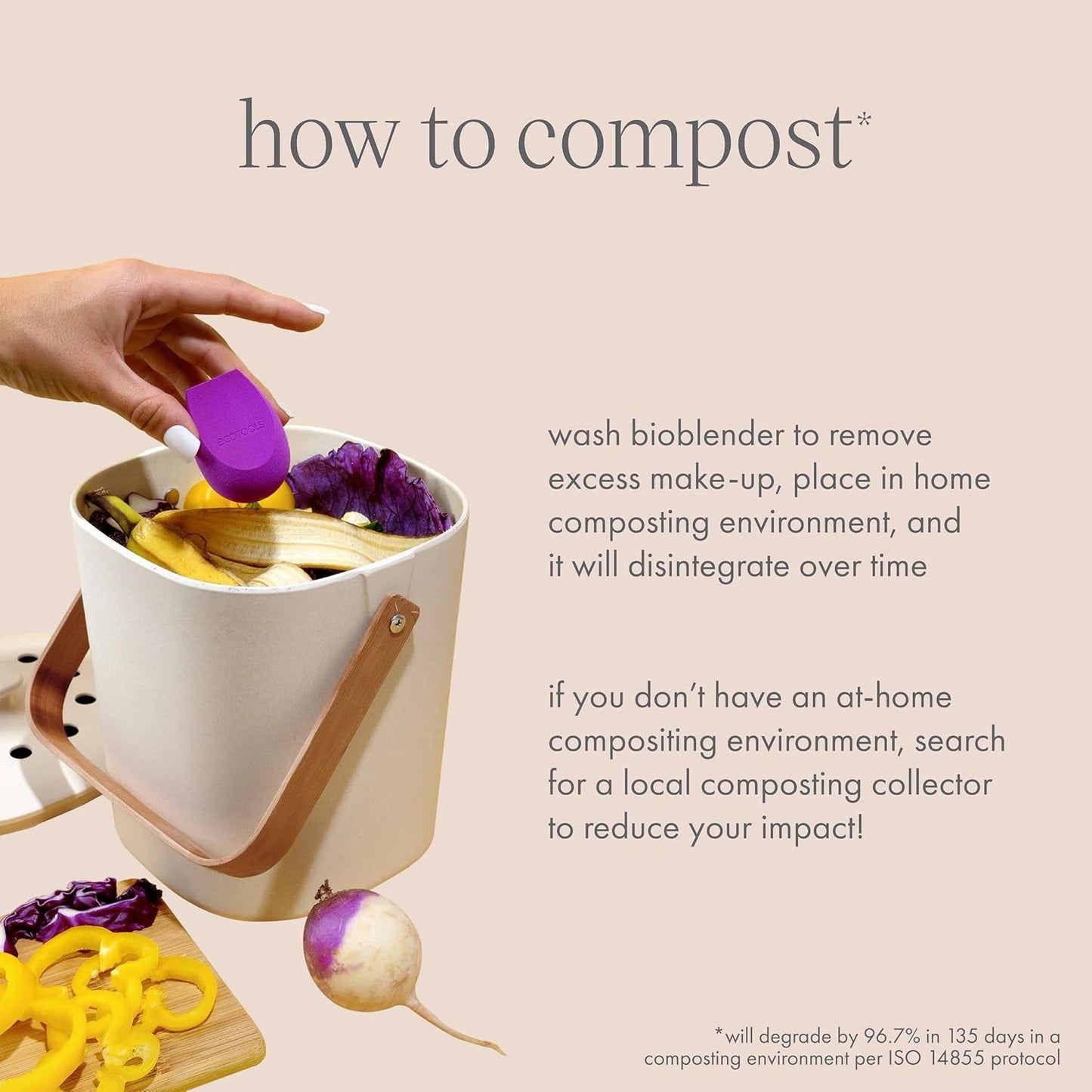 EcoTools Bioblender Compostable Makeup Sponge — Flawless Blending Meets Sustainability - Tampa Home & Garden Store