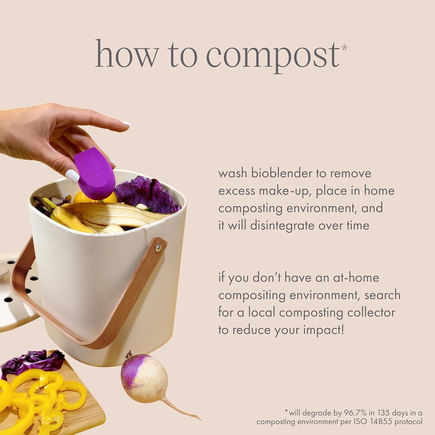 EcoTools Bioblender Compostable Makeup Sponge — Flawless Blending Meets Sustainability - Tampa Home & Garden Store