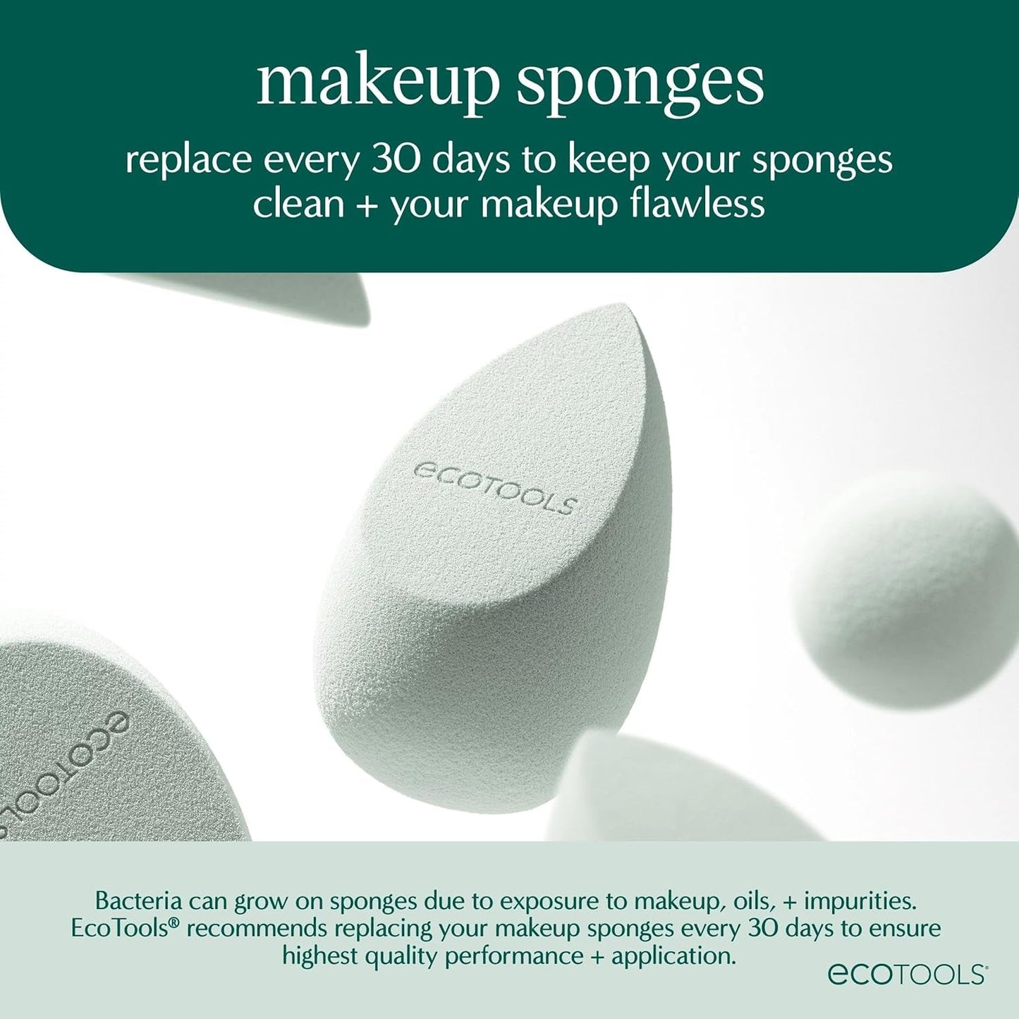 EcoTools Bioblender Compostable Makeup Sponge — Flawless Blending Meets Sustainability - Tampa Home & Garden Store