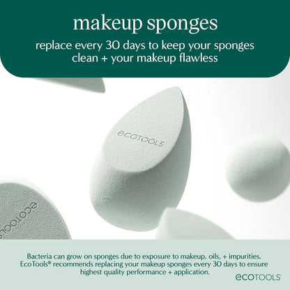 EcoTools Bioblender Compostable Makeup Sponge — Flawless Blending Meets Sustainability - Tampa Home & Garden Store