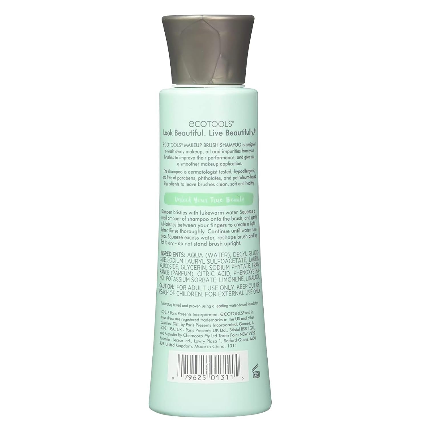 EcoTools Makeup Brush Shampoo – Gentle Plant-Based Cleaner for Makeup Brushes & Sponges | 2 Pack, 6 oz Bottles | Vegan, Hypoallergenic, Eco-Friendly - Tampa Home & Garden Store