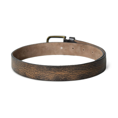 Eden Dark Brown Men's Leather Belt - Tampa Home & Garden Store