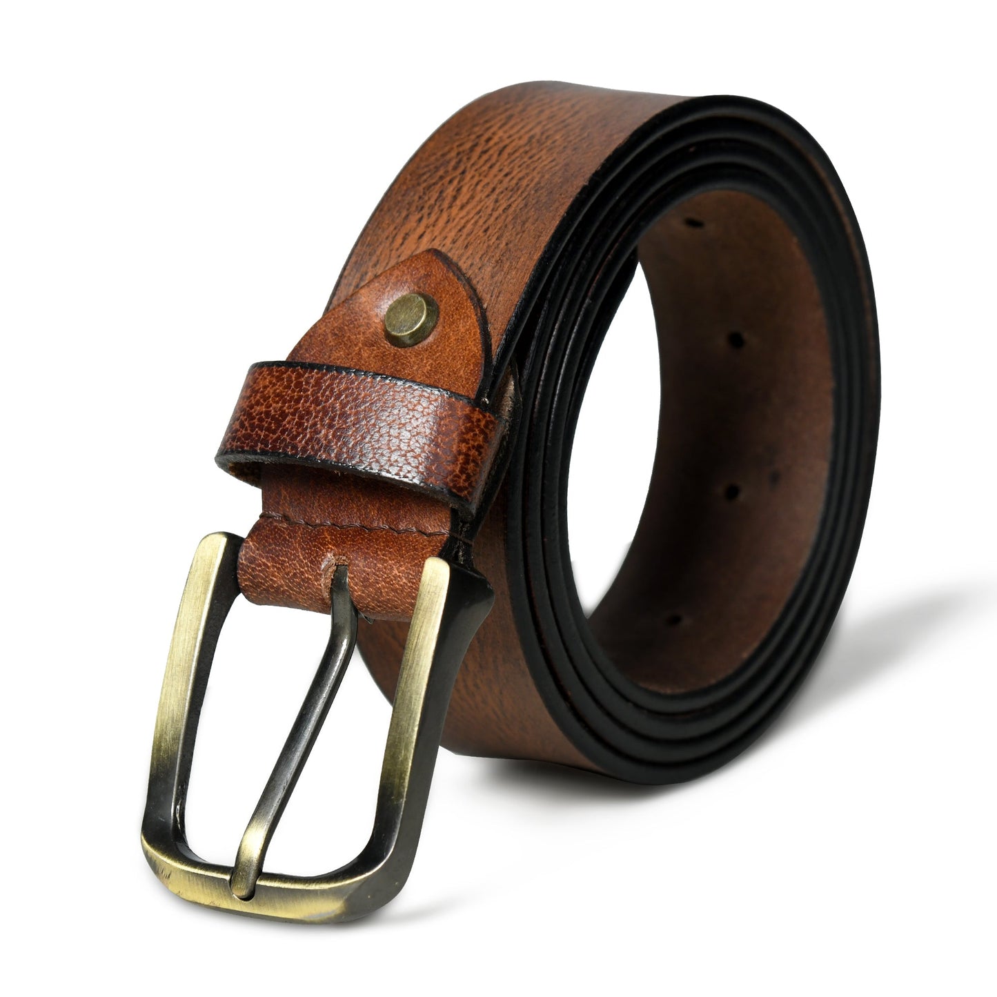Eden Tan Men's Leather Belt - Tampa Home & Garden Store