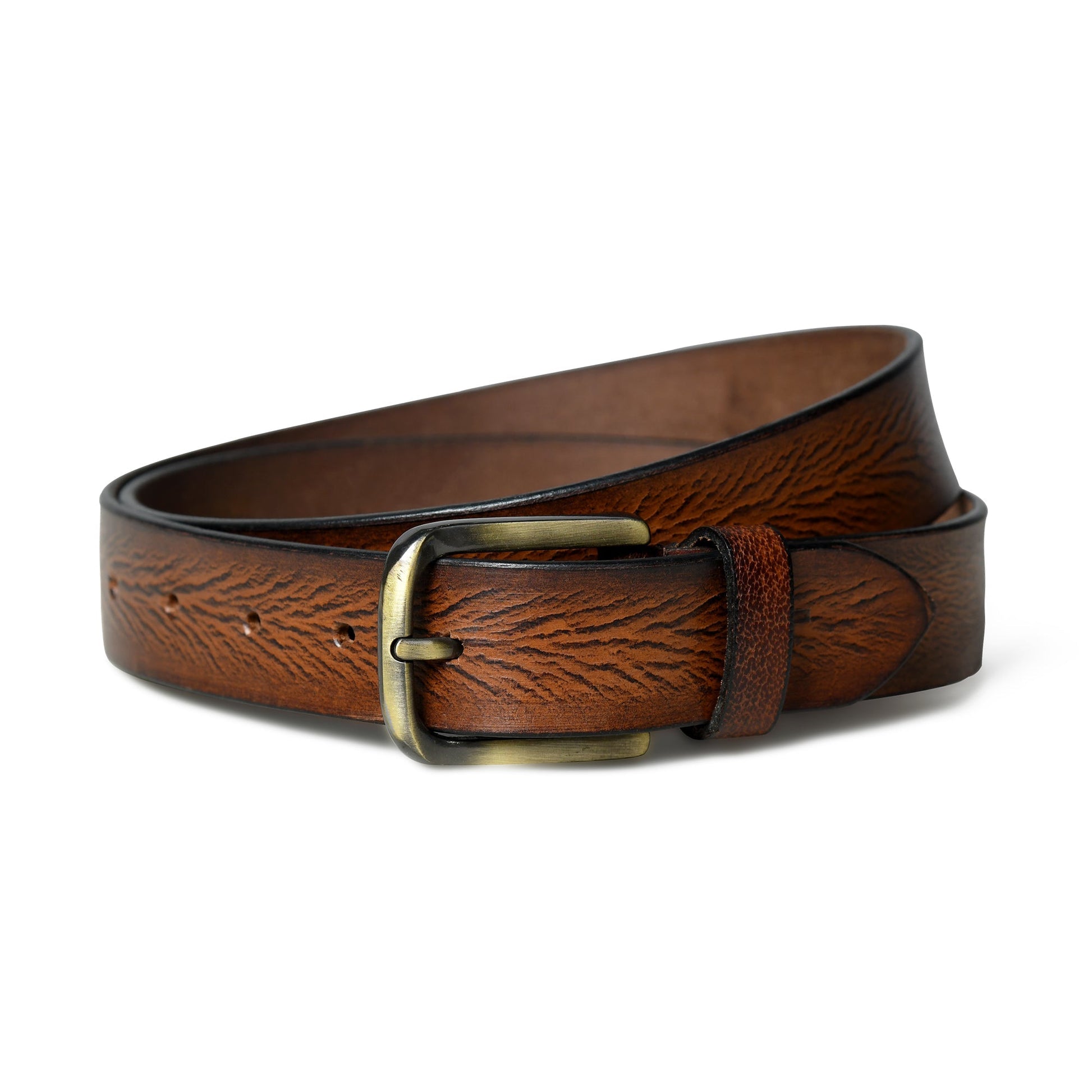 Eden Tan Men's Leather Belt - Tampa Home & Garden Store