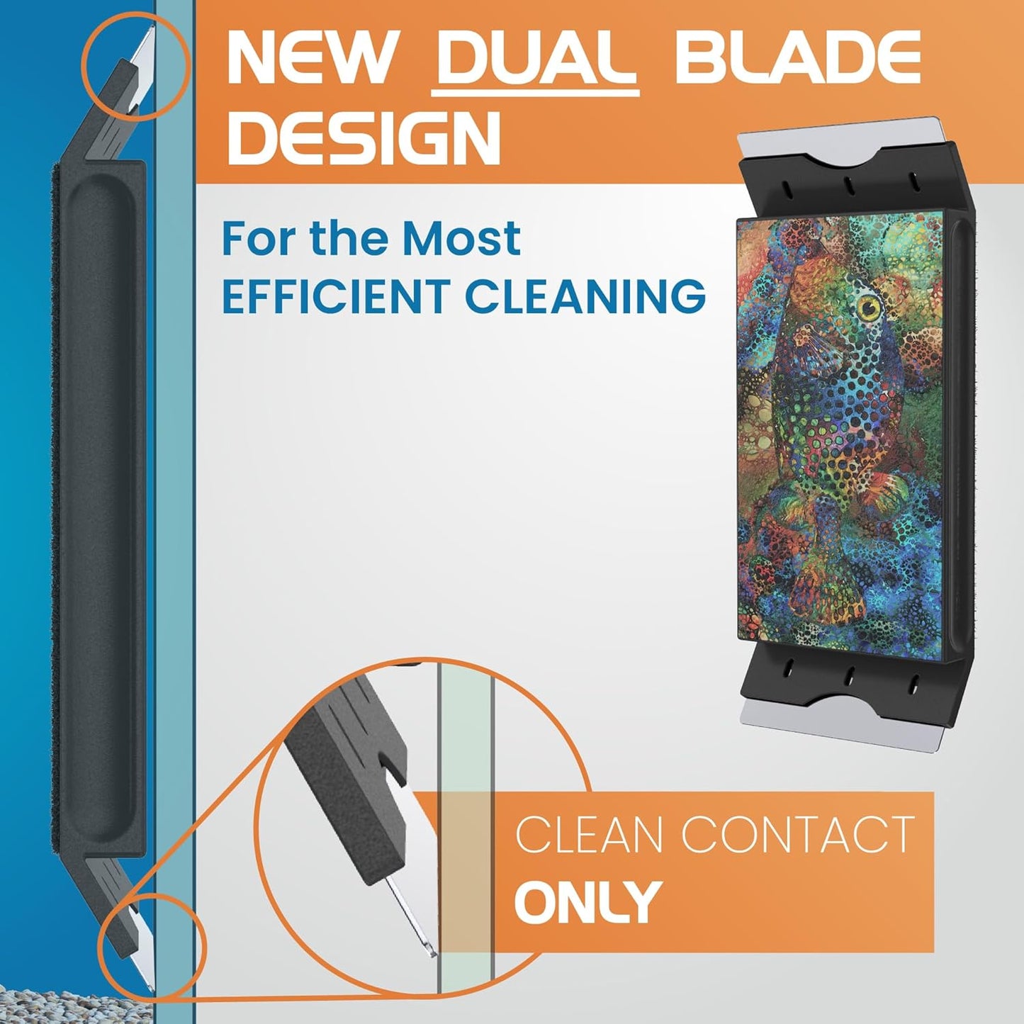 Flipper Edge 2-in-1 Magnetic Aquarium Cleaner