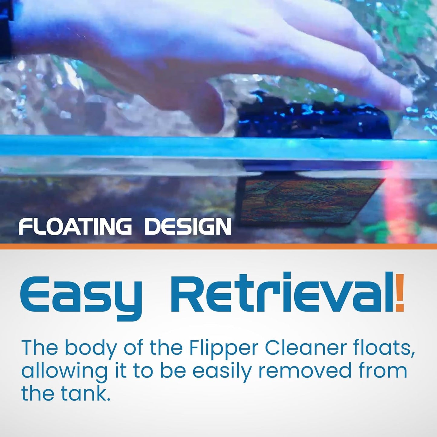 Flipper Edge 2-in-1 Magnetic Aquarium Cleaner