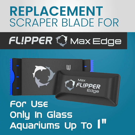 Flipper Edge acrylic-safe plastic replacement blades, 10-pack for glass aquariums up to 1 in on Tampa Home & Garden Store