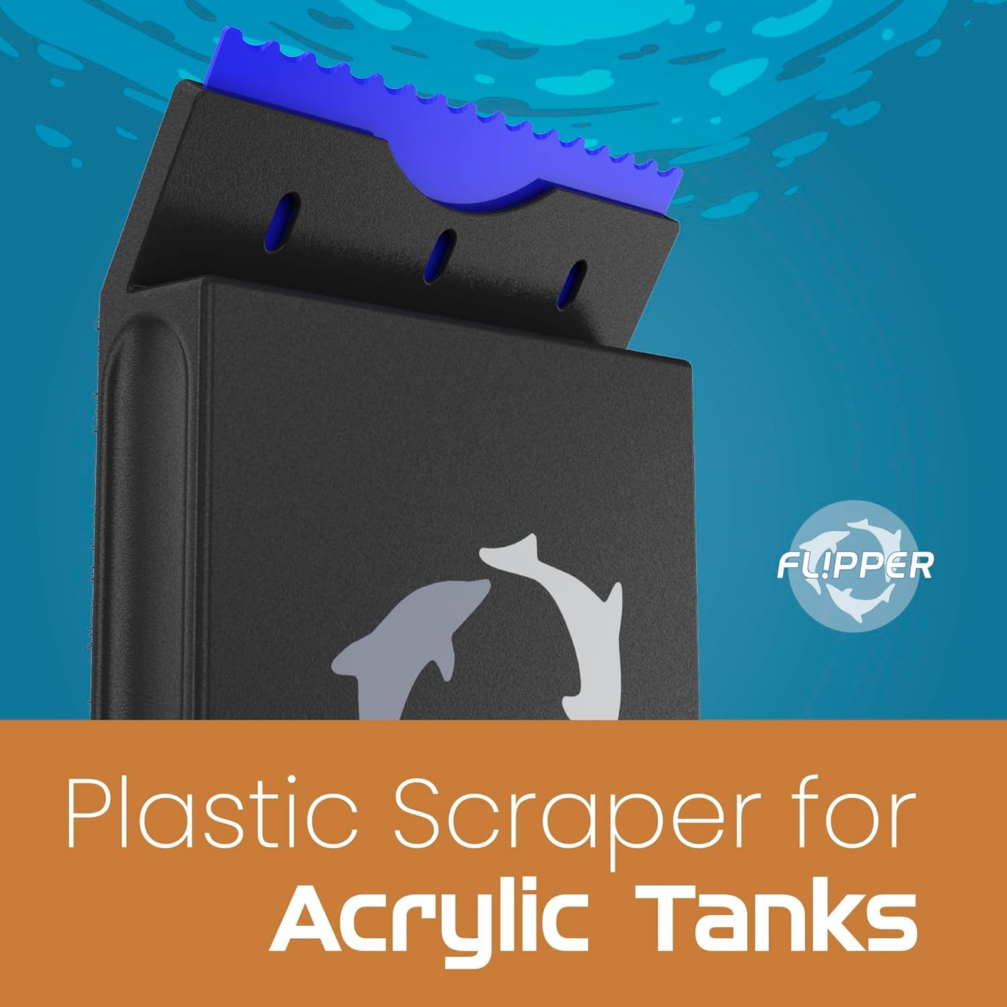 Flipper Edge Acrylic Safe Plastic Blades 10 Pack