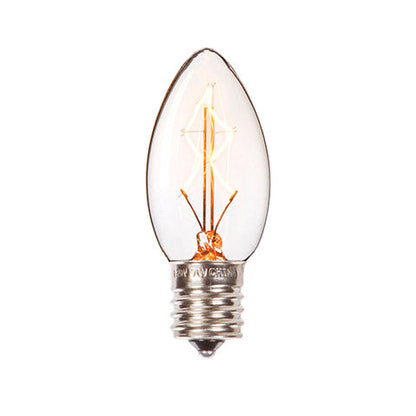 Edison Candlestick Bulbs - E17 - 2 pieces - Tampa Home & Garden Store