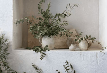 Eleanor Off-White Ceramic Jug - Tampa Home & Garden Store