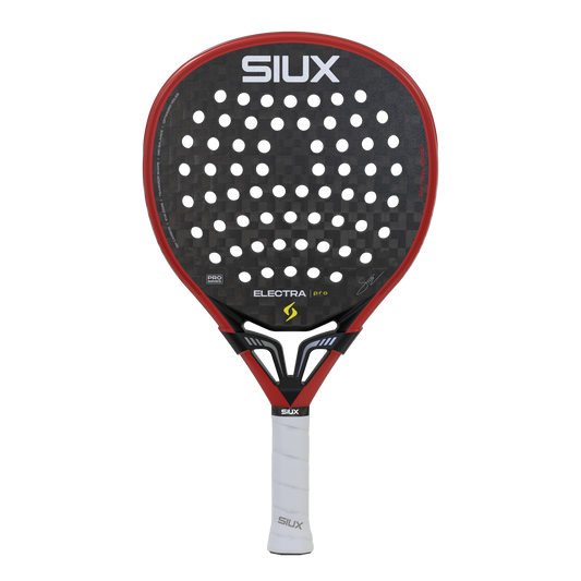 Padel racket ST5 Electra Pro 2026 Fire Red Siux USA, red frame with carbon face and perfs on Tampa Home & Garden Store