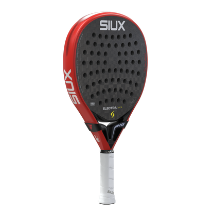 Padel racket ST5 Electra Pro 2026 Fire Red by Siux USA red frame, perforated dark face on Tampa Home & Garden Store