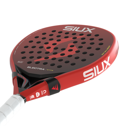 Padel racket Siux Electra Elite 2026, red with black perforations and Siux USA branding on Tampa Home & Garden Store