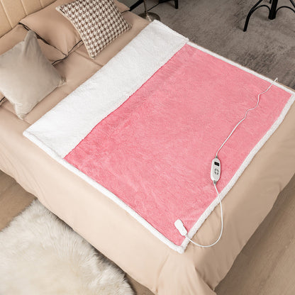 Manta Eléctrica Térmica con 10 Niveles de Calefacción-Rosa
