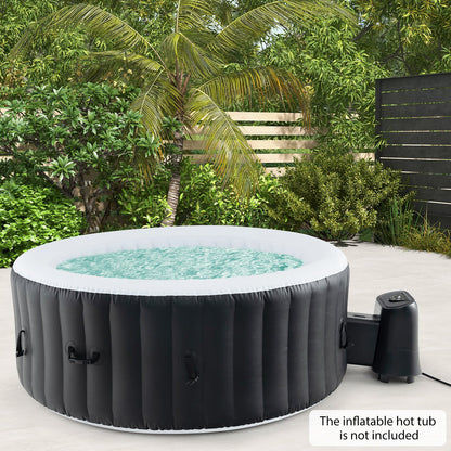 1350W electric heater pump with touch panel and LED display, black for inflatable hot tub on Tampa Home & Garden Store