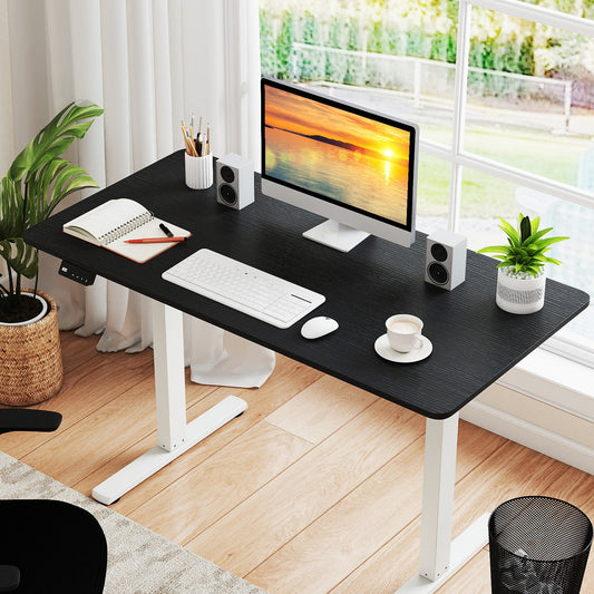 Electric Standing Desk with LED Display and 2 Memory Height Settings - Tampa Home & Garden Store