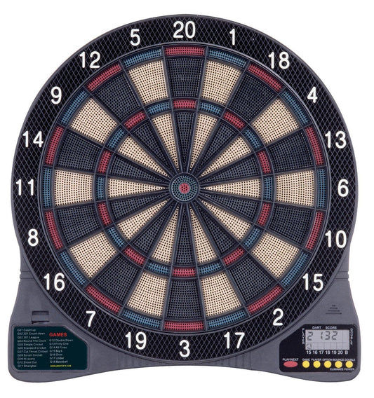 Electronic Dartboard Dart Game with 6 Soft-Tip Darts - Tampa Home & Garden Store