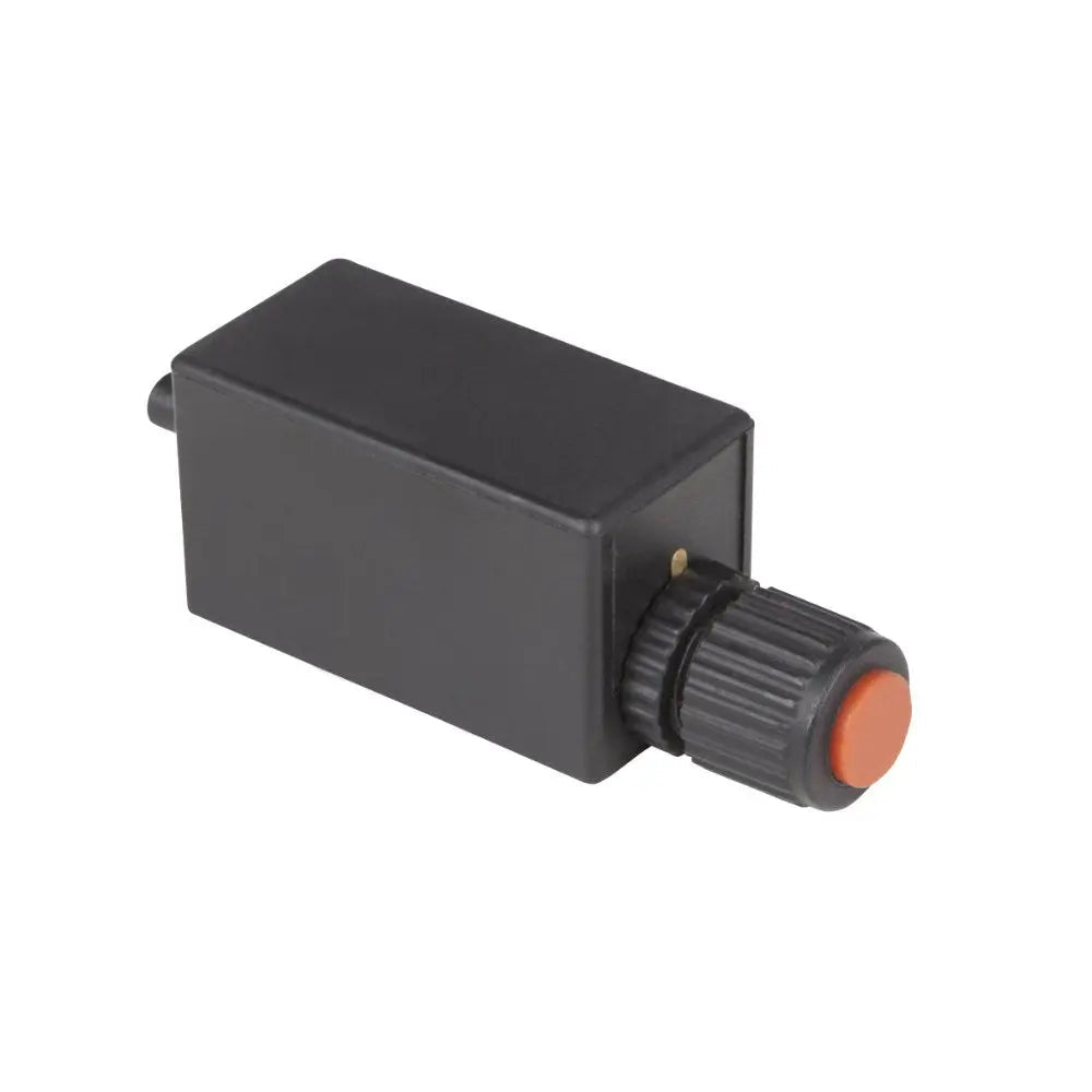 Electronic igniter module in black rectangular housing with orange knob end on Tampa Home & Garden Store
