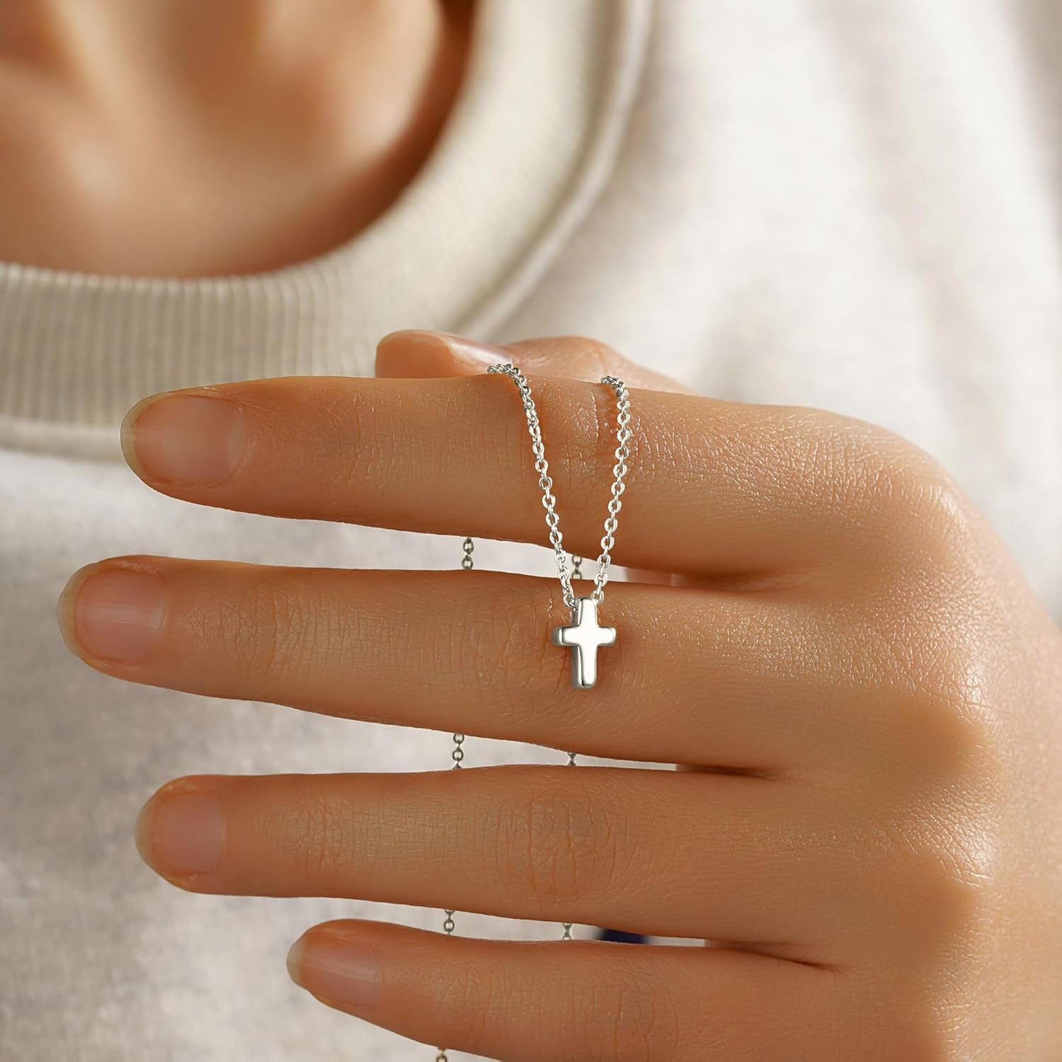 Elegant 14K Gold Plated Cross Necklace — Durable, Hypoallergenic & Timeless - Tampa Home & Garden Store