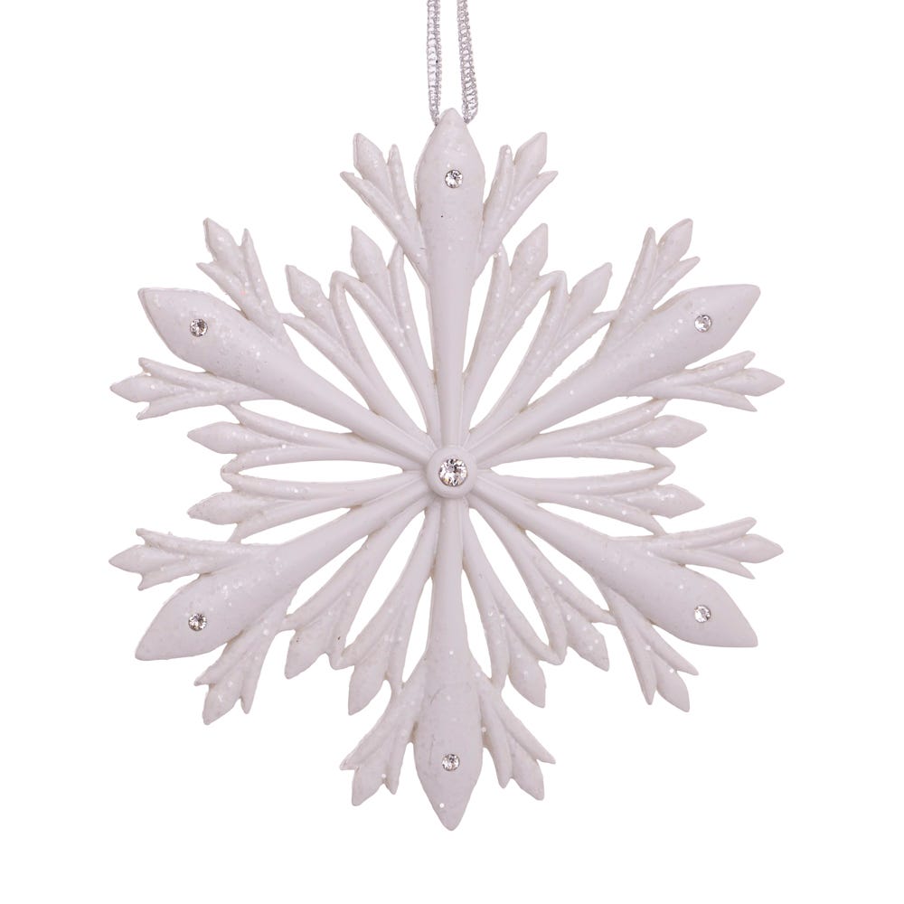 Elegant Snowflake Ornament with Swarovski Elements - Tampa Home & Garden Store