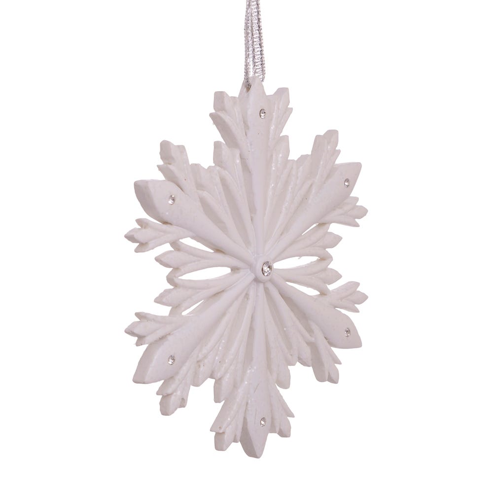 Elegant Snowflake Ornament with Swarovski Elements - Tampa Home & Garden Store