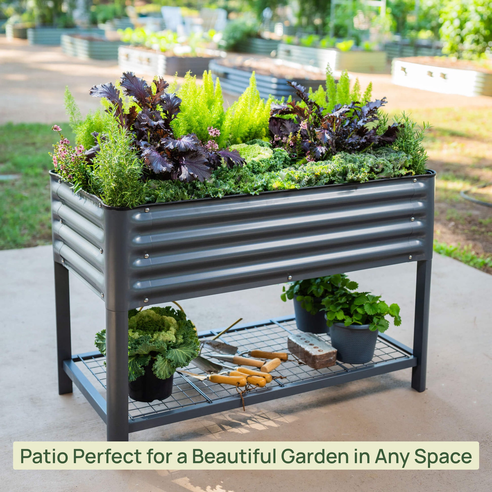 Elevated Garden Bed - V Series 2' x 4' - Tampa Home & Garden Store