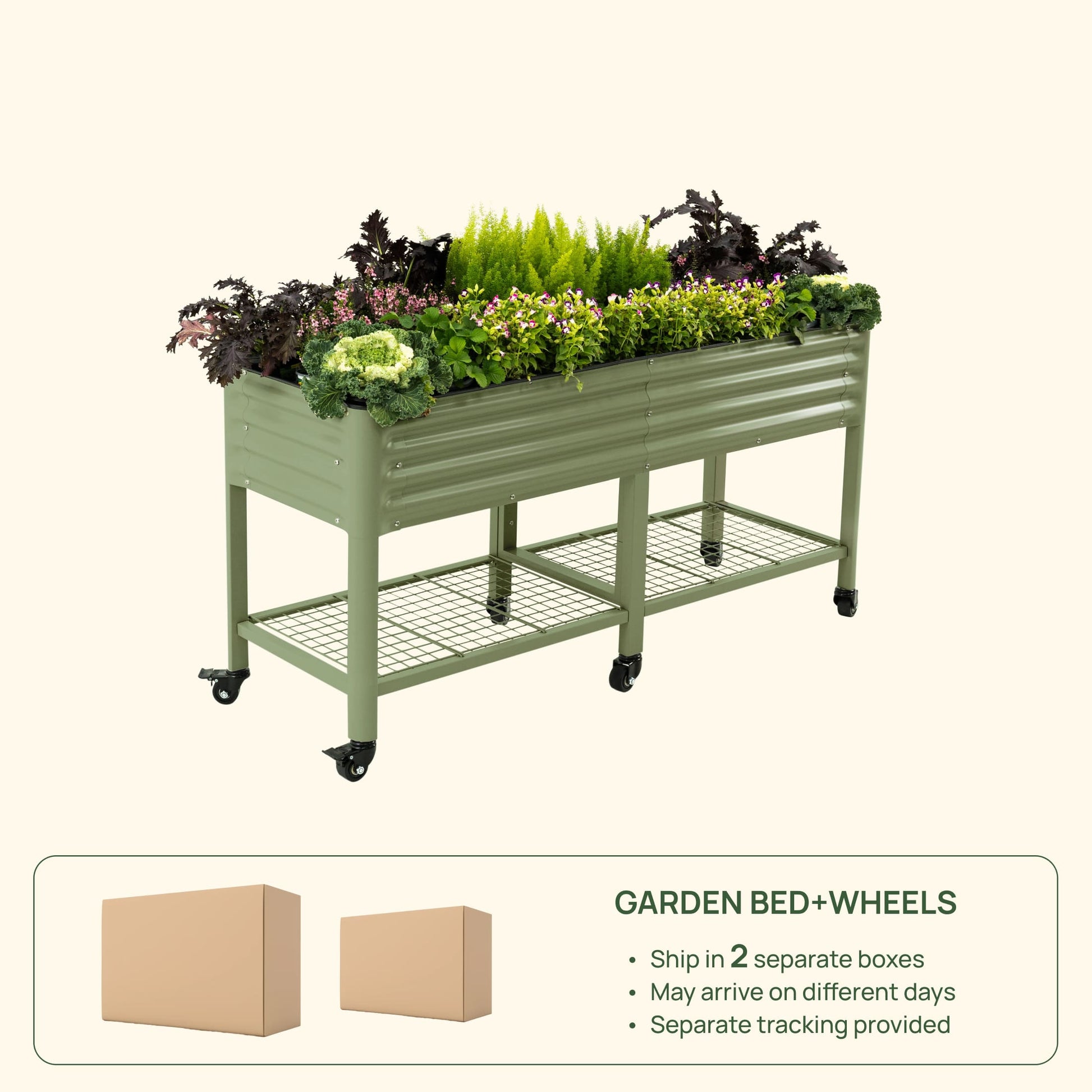 Elevated Garden Bed - V Series 2' x 6' - Tampa Home & Garden Store