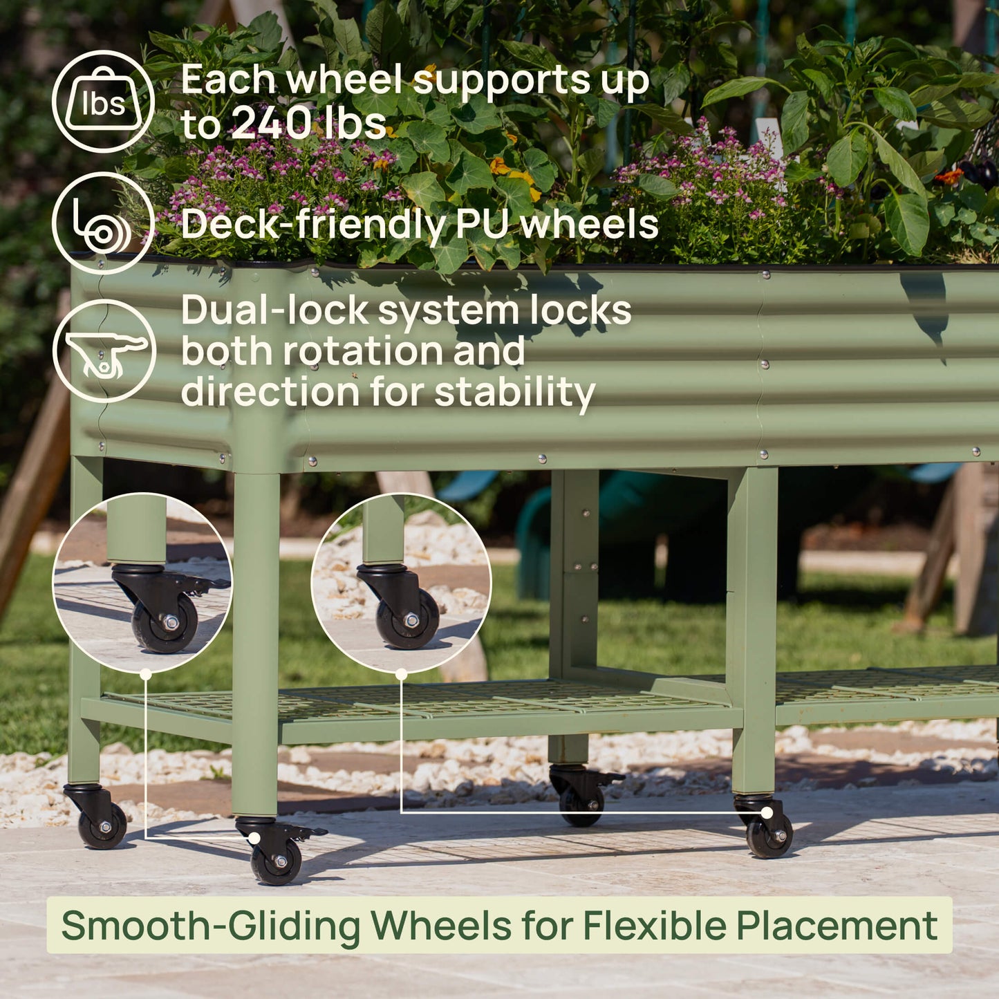 Elevated Garden Bed - V Series 2' x 6' - Tampa Home & Garden Store