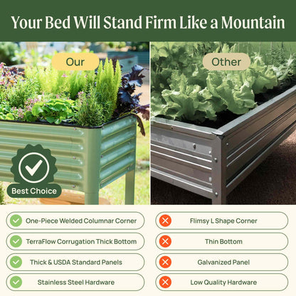 Elevated Garden Bed - V Series 2' x 8' - Tampa Home & Garden Store