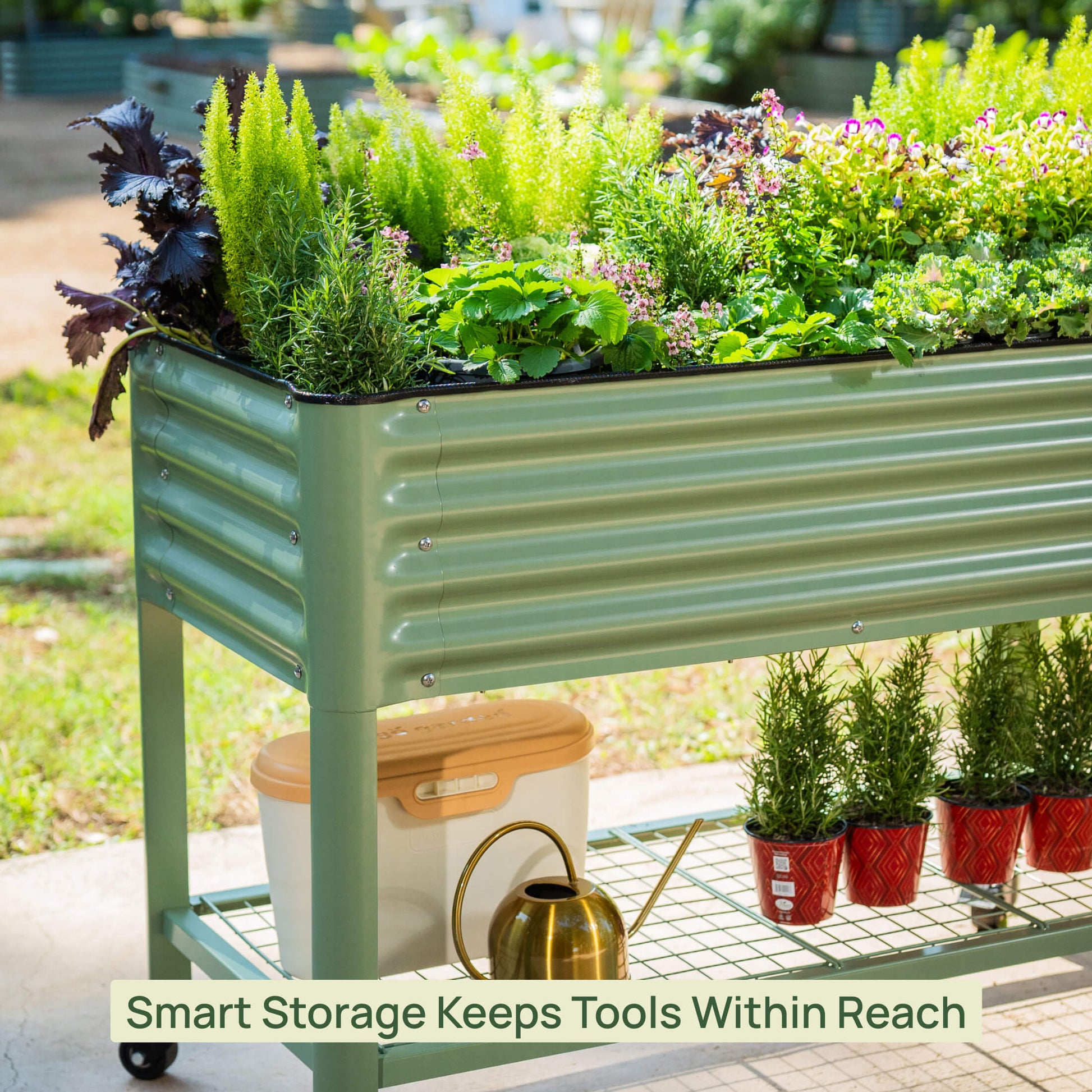 Elevated Garden Bed - V Series 2' x 8' - Tampa Home & Garden Store