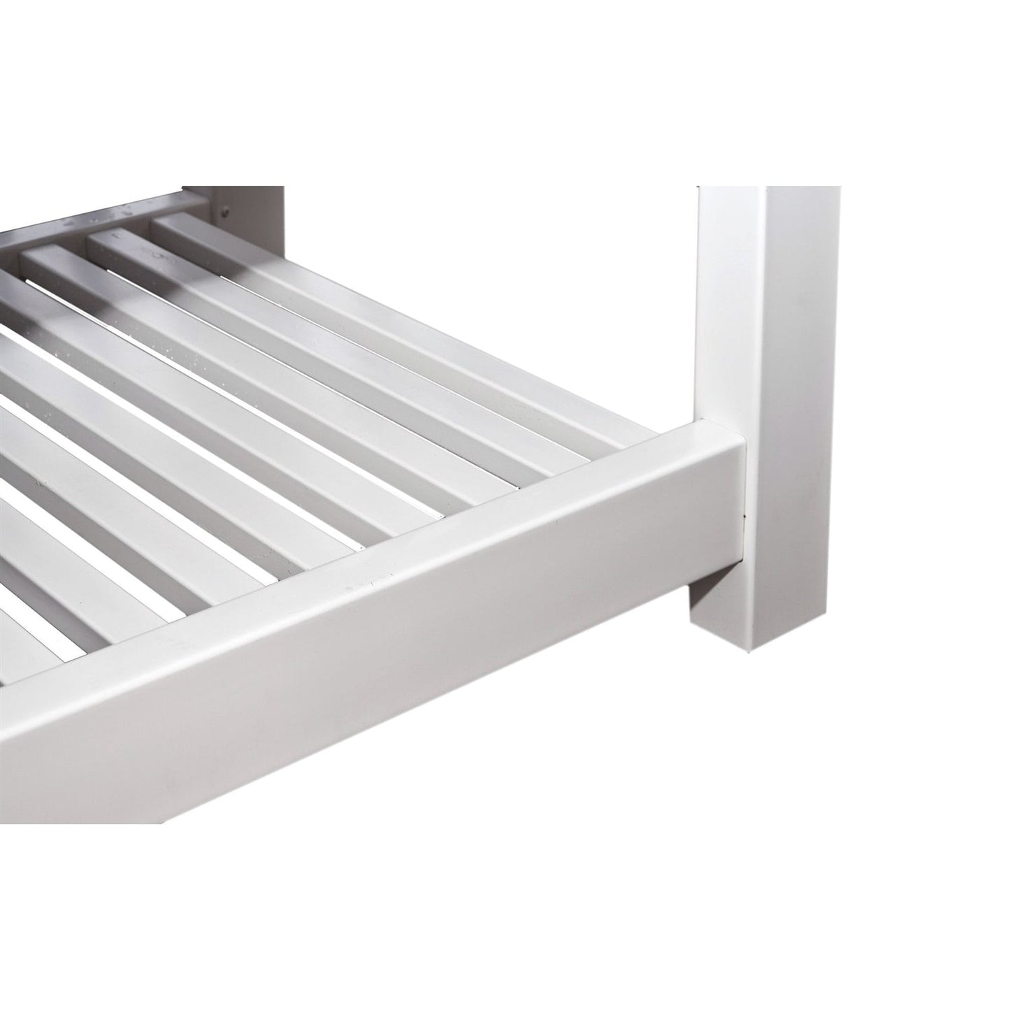Elevated Planter Raised Grow Bed in White Vinyl - Tampa Home & Garden Store