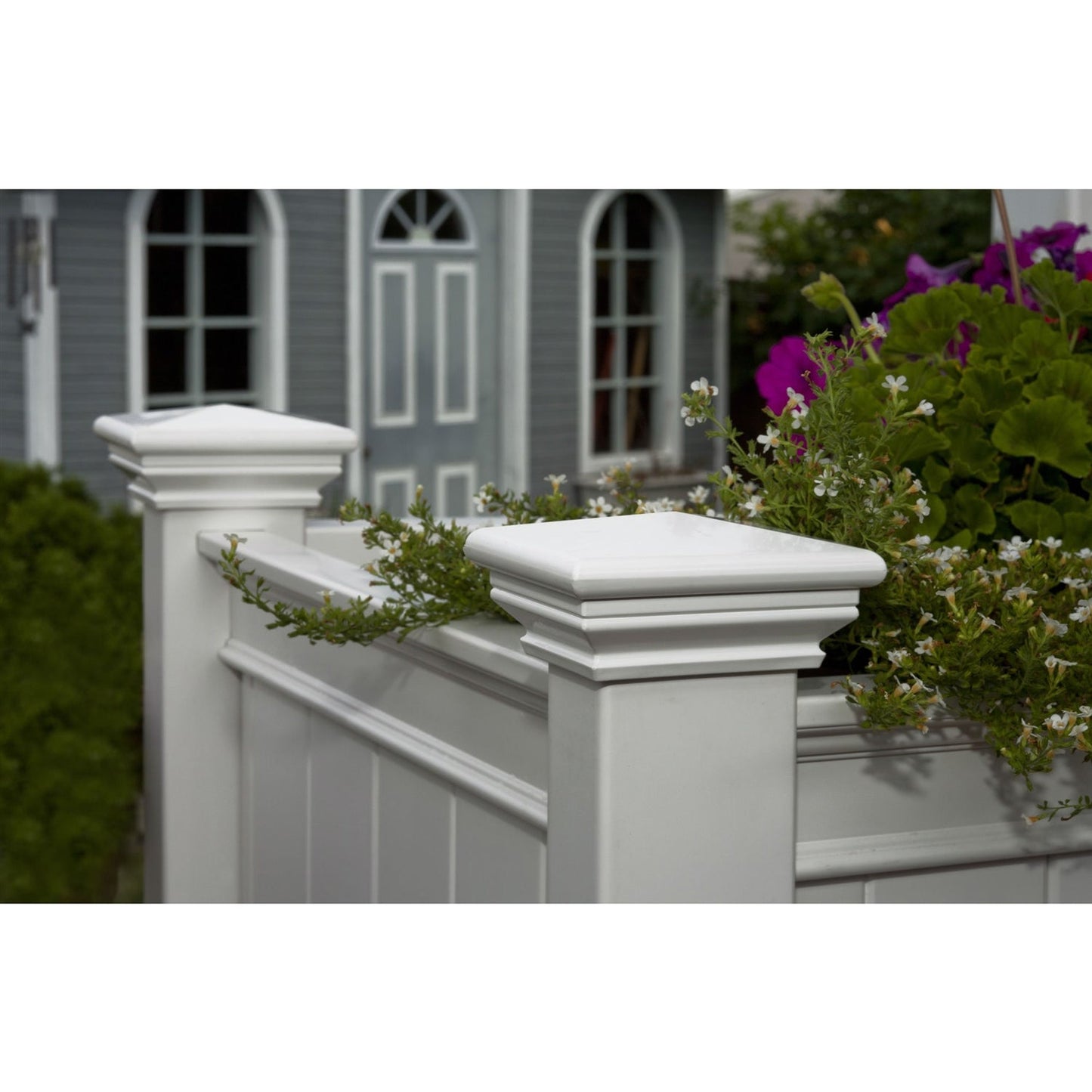 Elevated Planter Raised Grow Bed in White Vinyl - Tampa Home & Garden Store