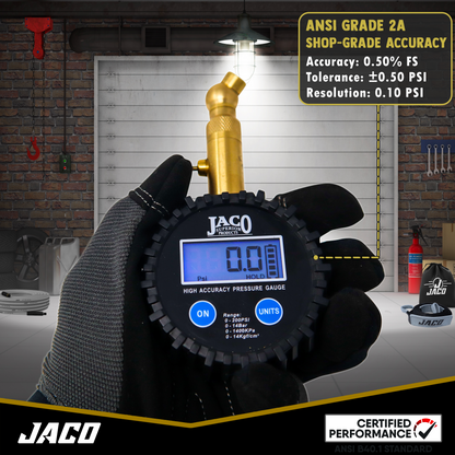 Elite® Digital Tire Pressure Gauge - Professional Accuracy - 100 PSI - Tampa Home & Garden Store